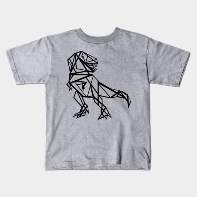 t rex Kids T-Shirt by ribokha